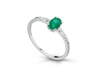 Ringe PG Gioielli Dame Beauty in Weißgold Smeraldo 0.44 Ct ANBEAUTY/1S - ANBEAUTY/1S